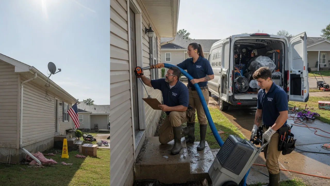 Ceiling Water Damage Restoration in Flagtown, NJ near me